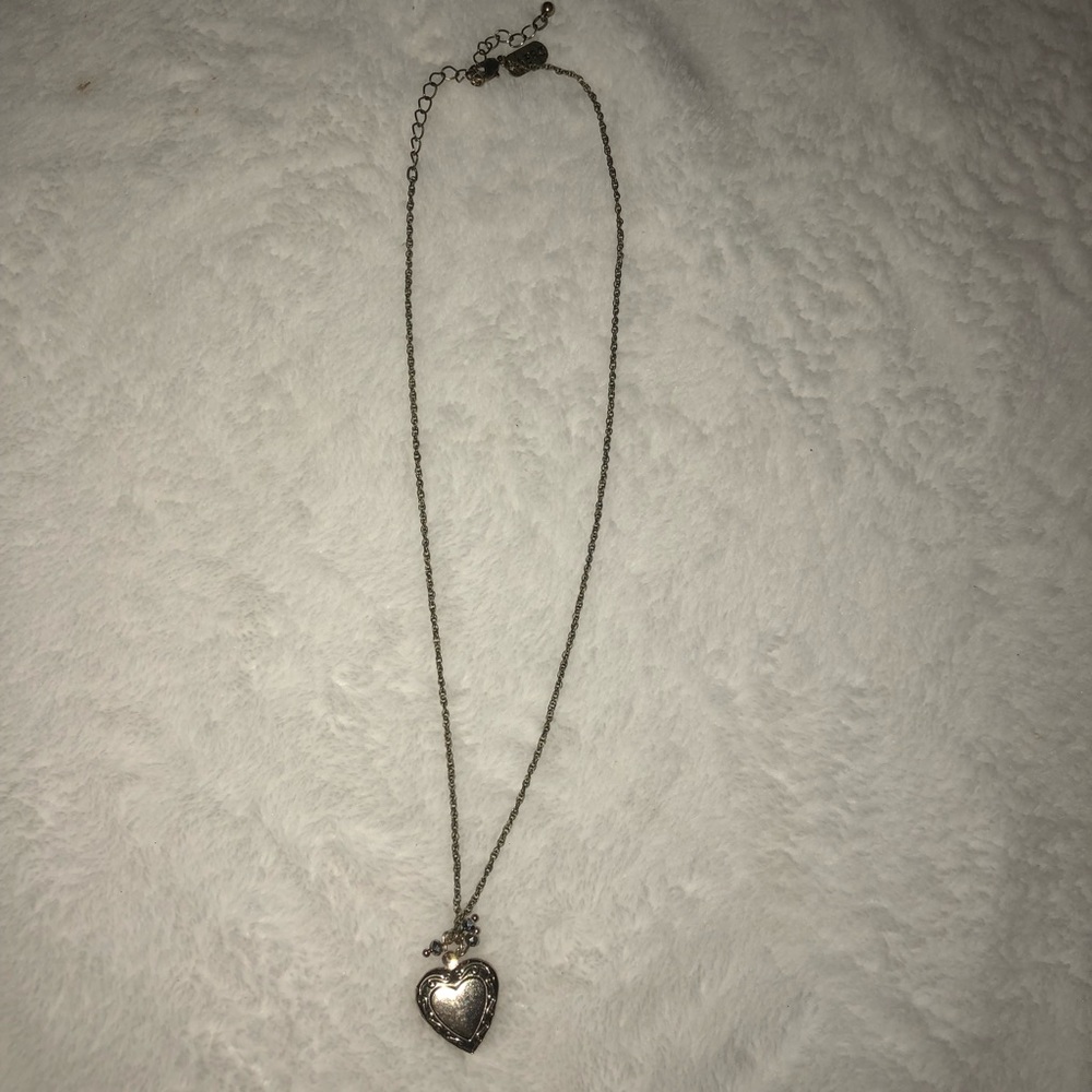 Cute heart locket necklace